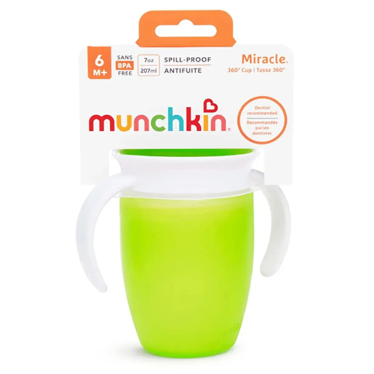 Munchkin Mucize 360 Alıştırma Bardağı Wildlove 207 ml Yeşil