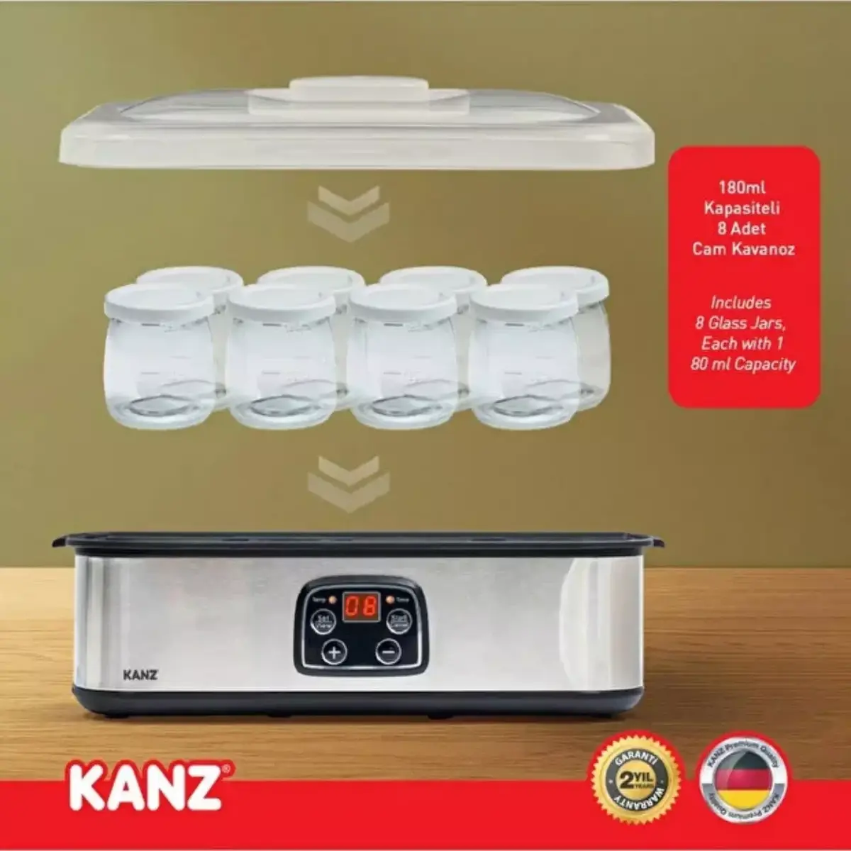 Kanz Yoğurt Yapma Makinesi