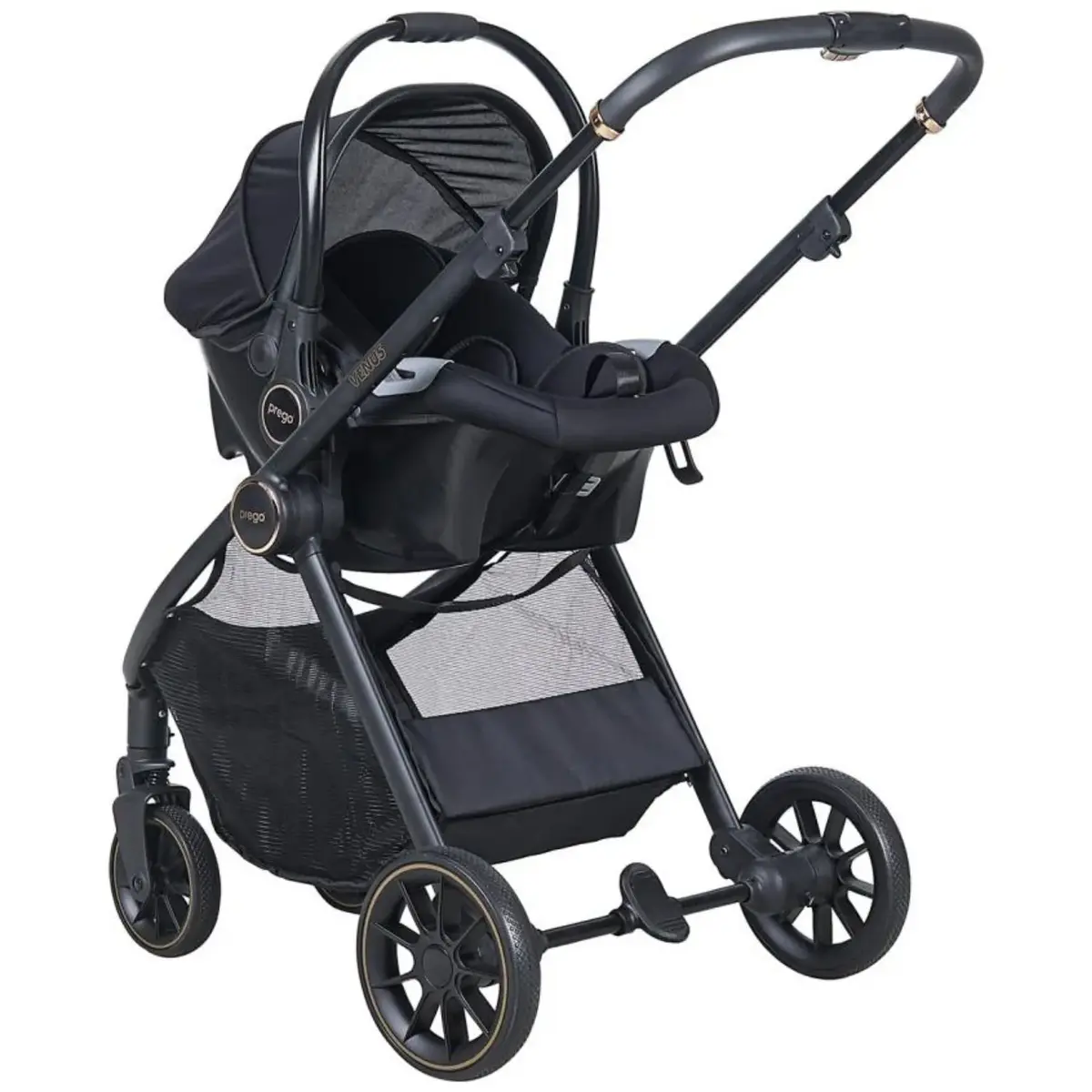 Prego 2028 Venüs Travel Sistem Bebek Arabası Bej