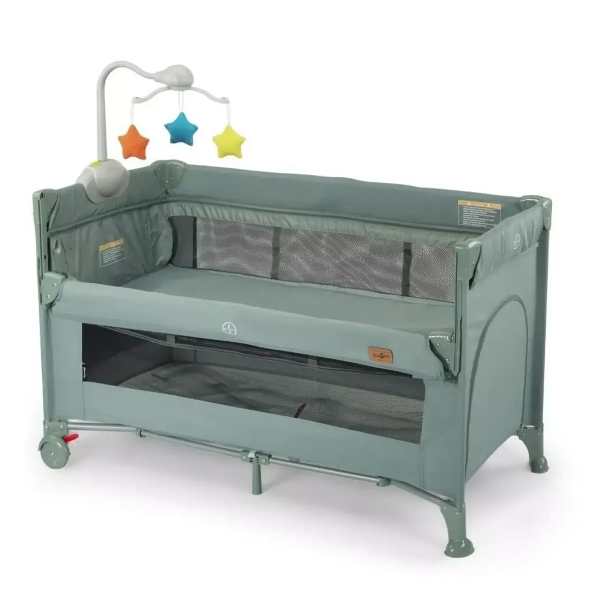 Baby2Go Bony Anne Yanı Oyun Parkı 60x120 cm Yeşil