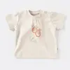 Bibaby Organik 2li Takım Şortlu Summer Fruit Light Cream - Caramel