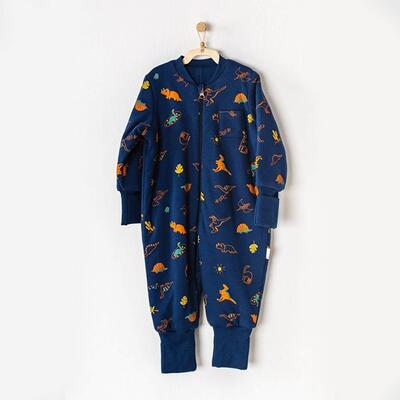 Andy Wawa Uyku Tulumu Fiber Pajamas Lacivert