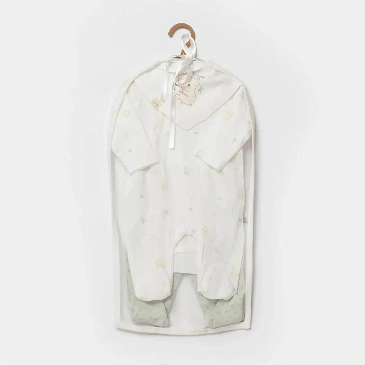 Bibaby Organik Tulum Takımı 4lü Koala Jungle Mint