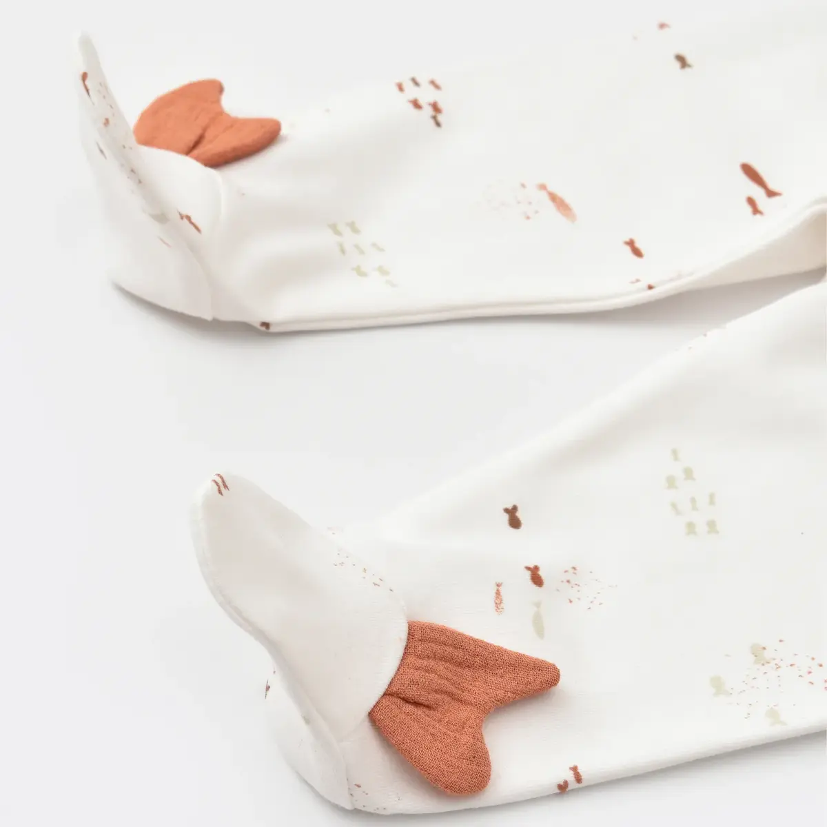 Bibaby Organik Pantolon Patikli Magic Starfish Latte