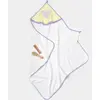 Bibaby Organik Havlu Love You Baby Yellow Lavender