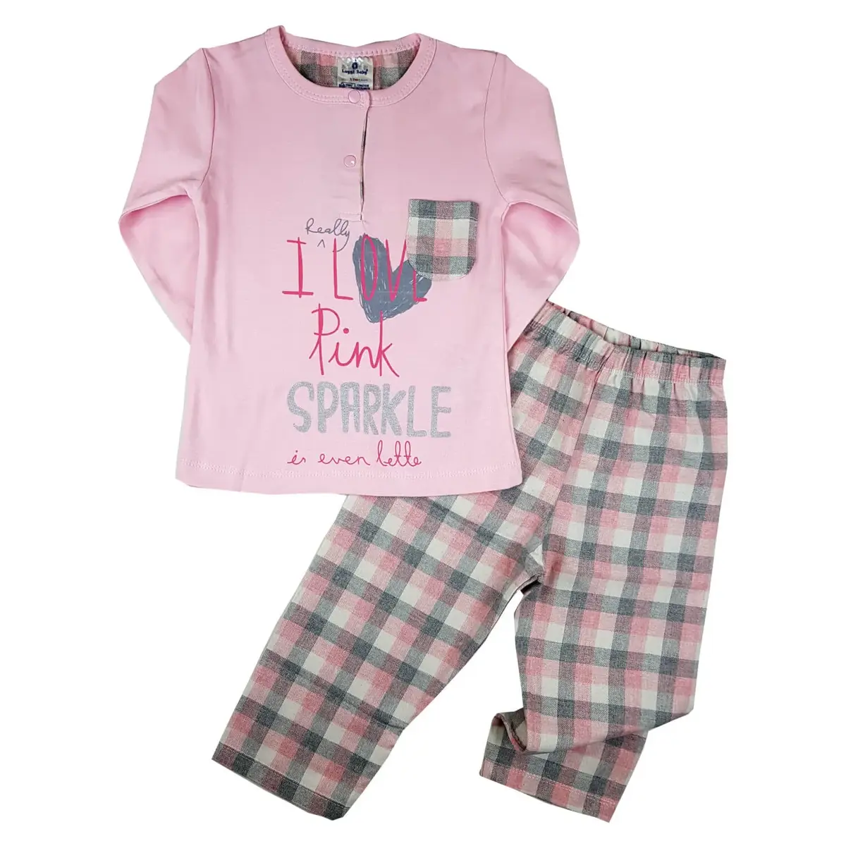 Luggi Baby Pijama Takımı Kız Baskılı