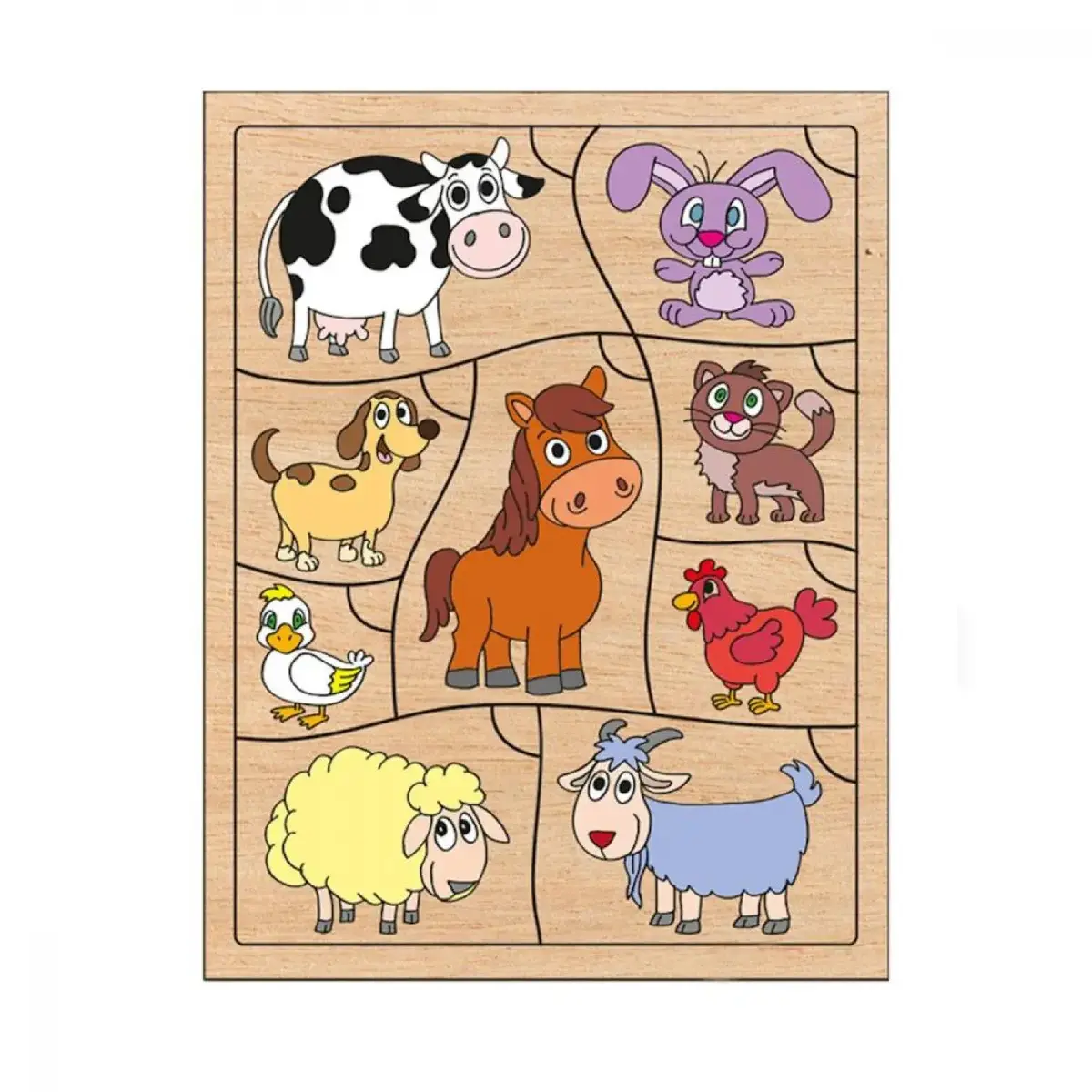 Toptoys Bil Bakalım Kimin Yavrusu Eşleştime Puzzle 19x25 Cm