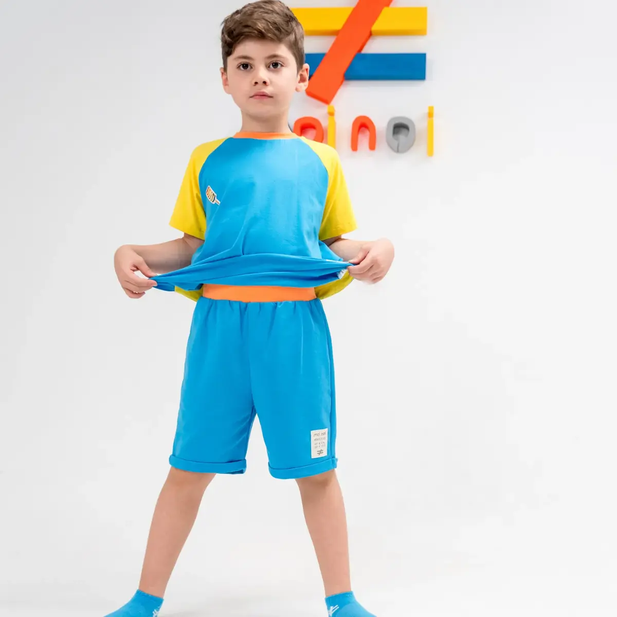 Moi Noi 2li Takım Renkli Mavi