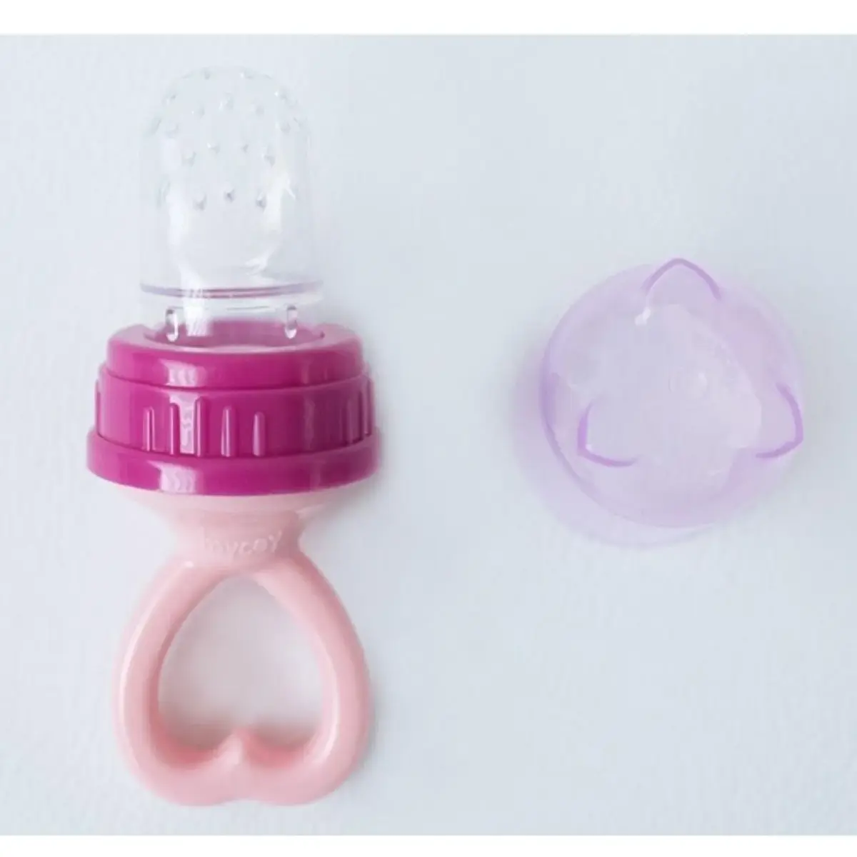 Mycey Silikon Meyve ve Sebze Emziği Pembe