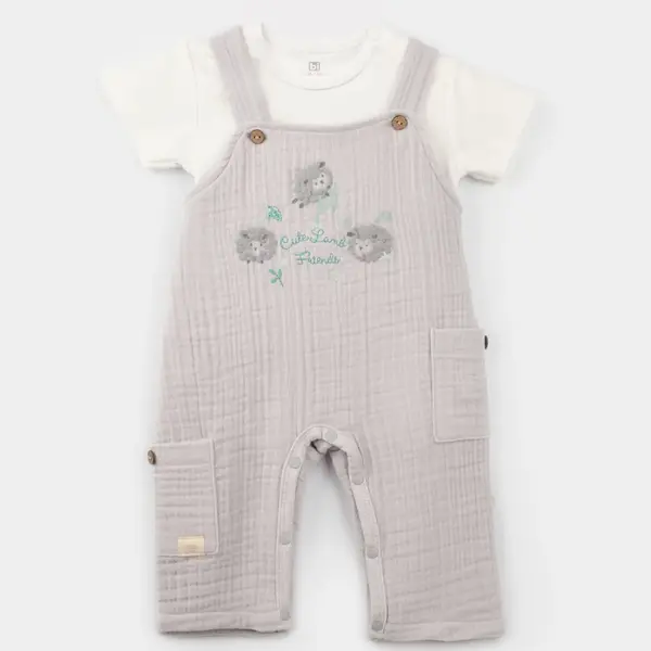 Bibaby Salopet Tulum Lamb Friends Gri