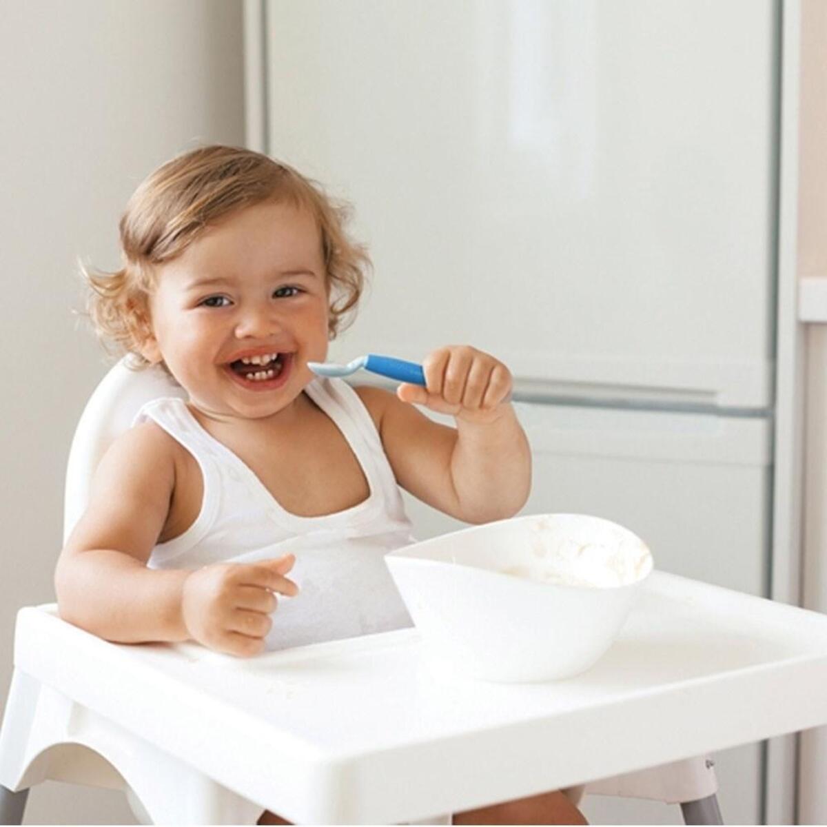 Mycey 360° Dönen Mama Kaşığı Mavi