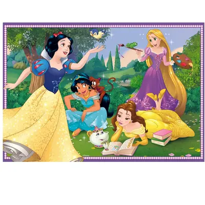 Ravensburger 2x12 Parçalı Puzzle WD Princess-076208