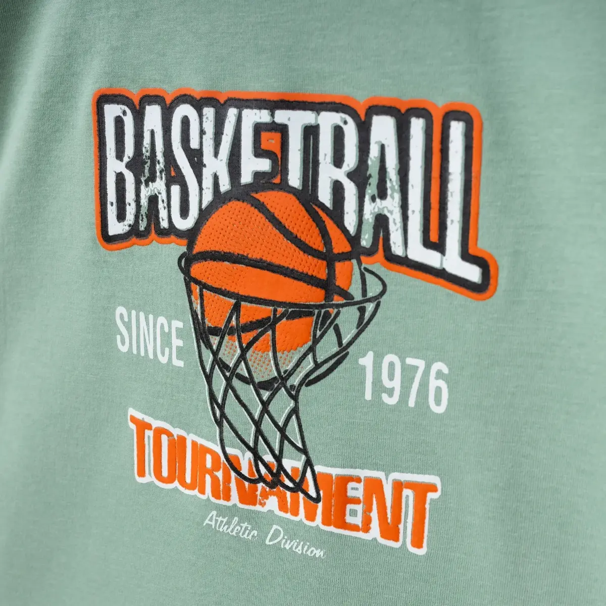 Winimo T-Shirt Basketball Baskılı Yeşil
