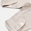 Bibaby Organik Zıbın Takımı Curly Sheep Prematüre Bej