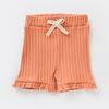 Bibaby Organik 2li Takım Şortlu Summer Fruit Light Cream - Caramel