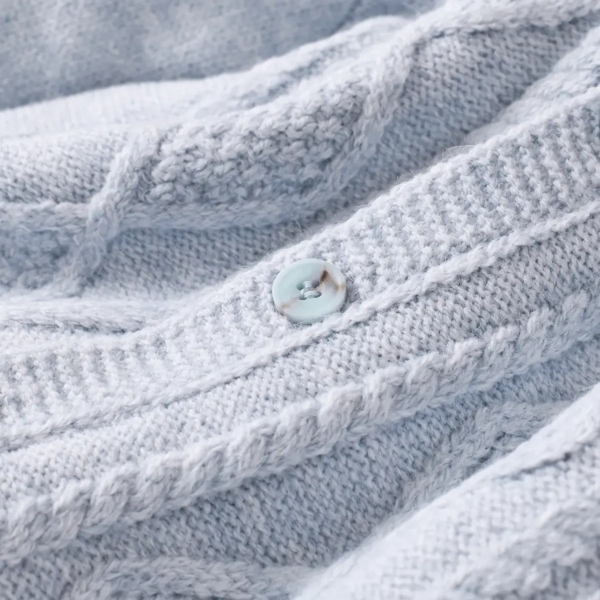 Bibaby Tulum Triko Welsoft Desenli Mavi