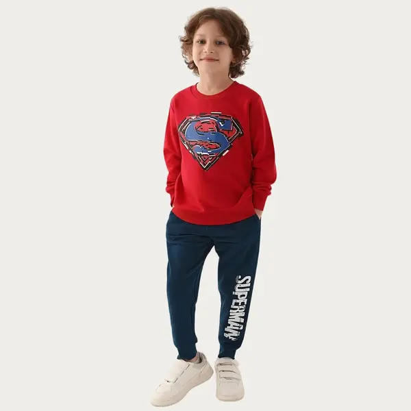 Superman Eşofman Takımı Kırmızı