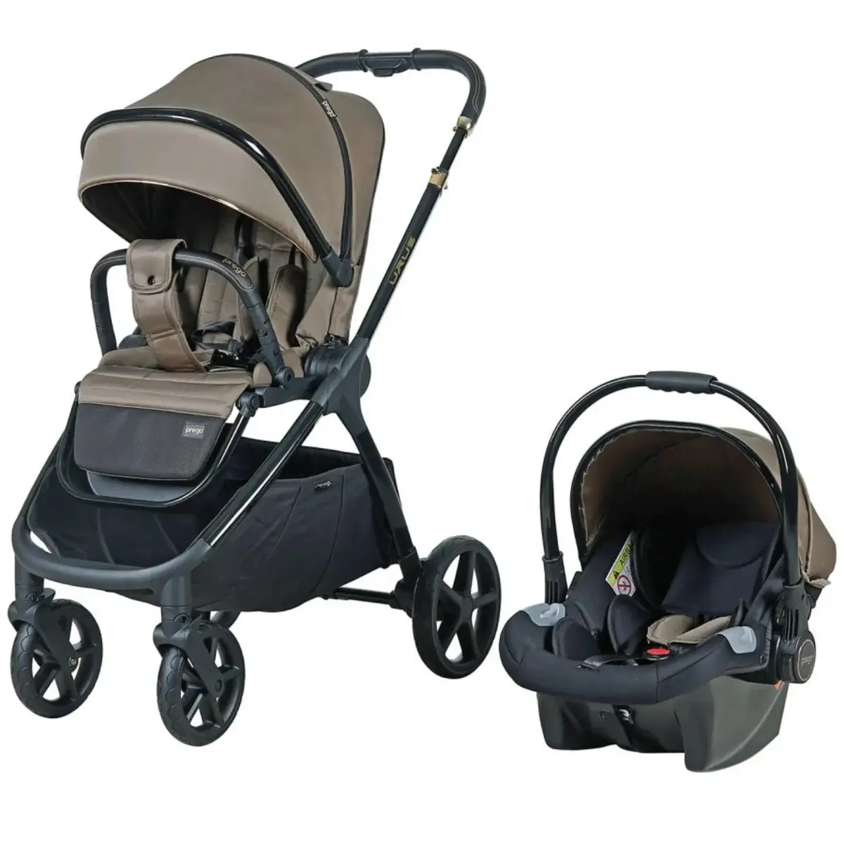 Prego 2238 Urus Travel Sistem Bebek Arabası Bej