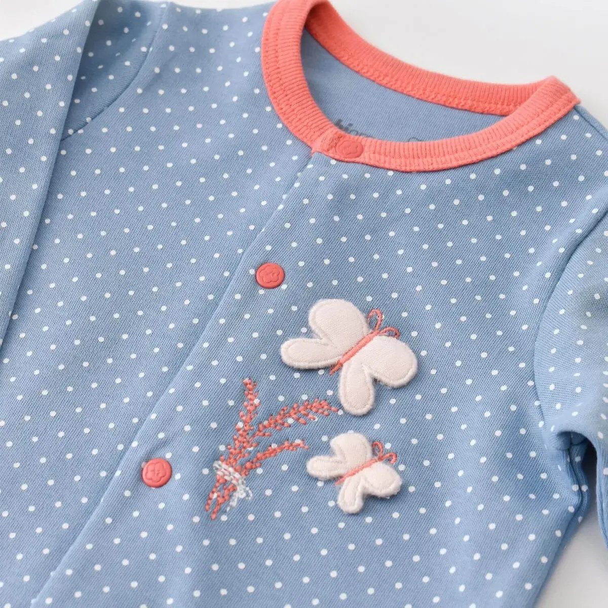 Bibaby Organik Tulum Wild Flowers Spring Blue