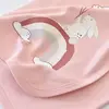 Bibaby Organik Battaniye Live Color Rabbit Somon