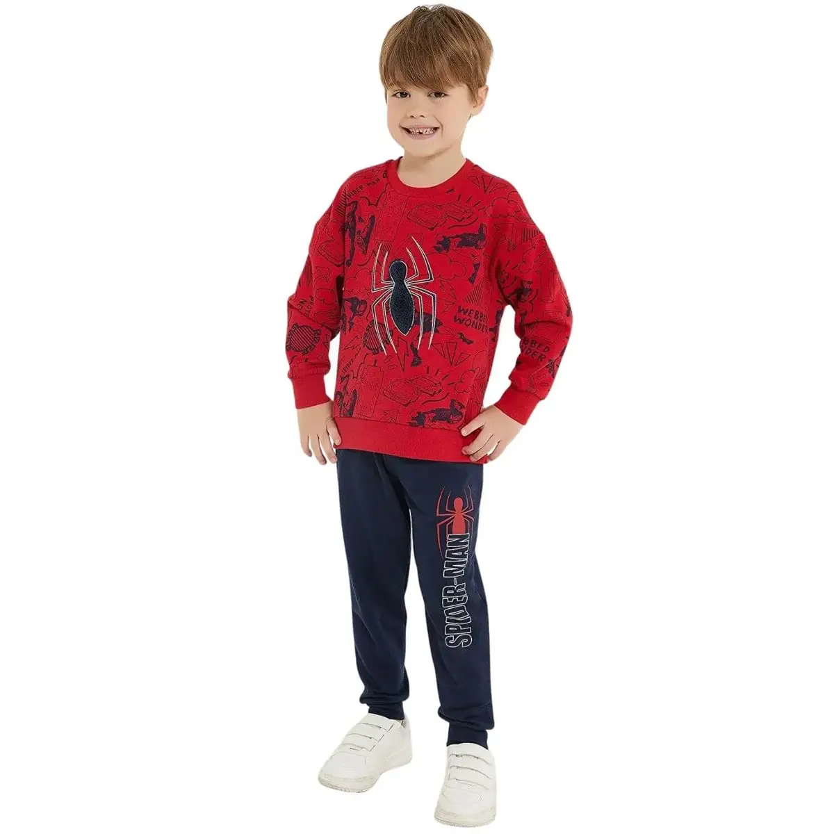 Spider Man Eşofman Takımı Kırmızı
