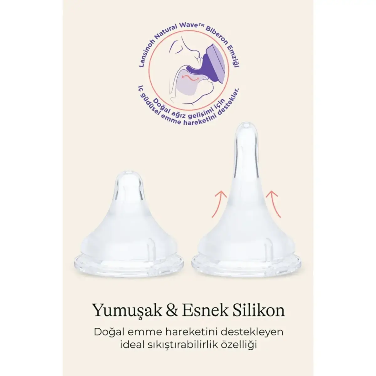 Lansinoh NaturalWave Nipple XS Biberon Emzigi