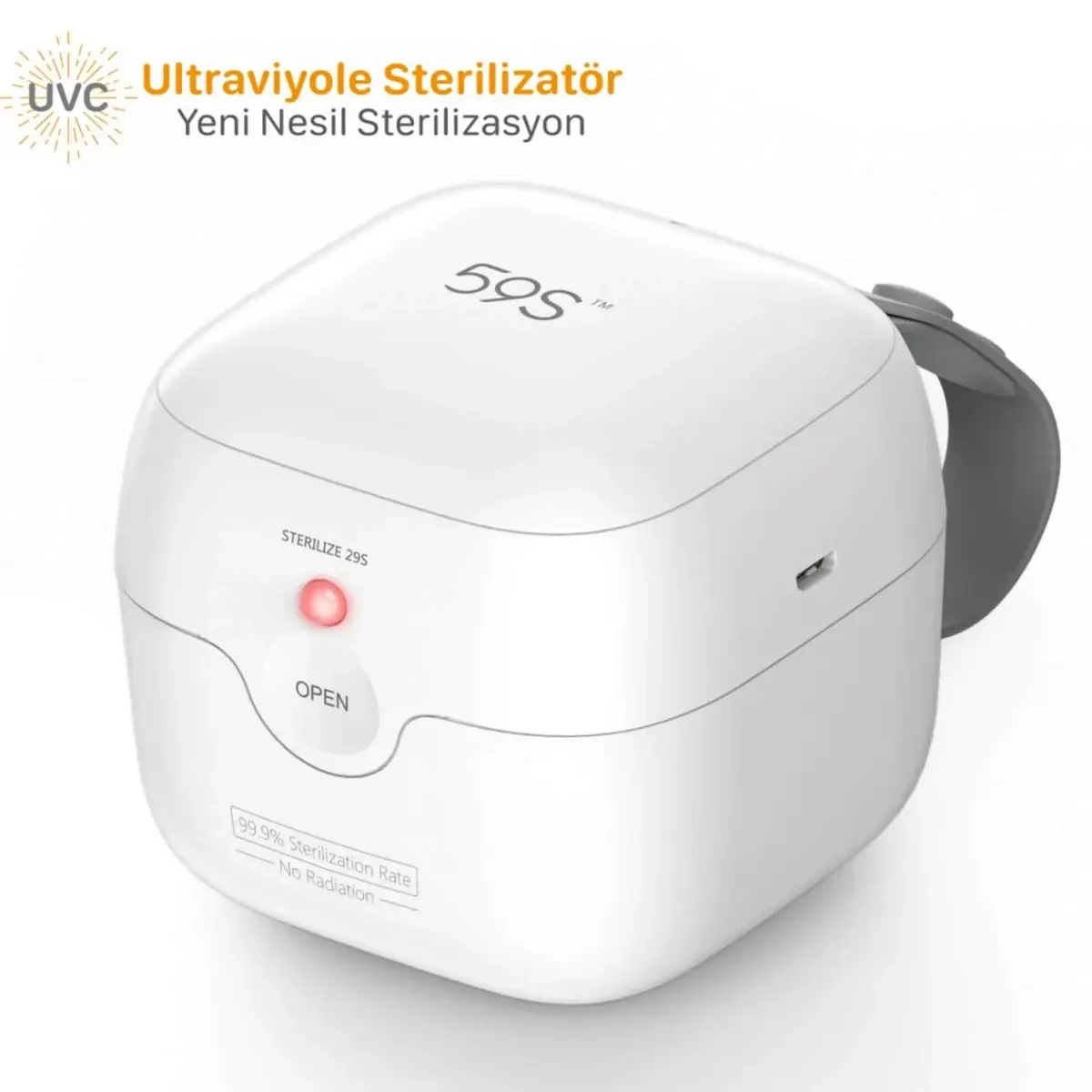 59S S6 Ultraviyole-C LED Mini Sterilizasyon Kutusu  