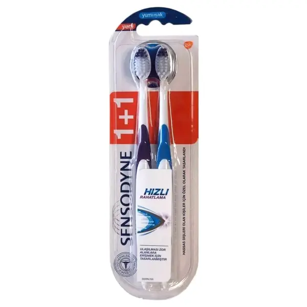 Sensodyne Hzlı Rahatlama Diş Fırçası 1+1 