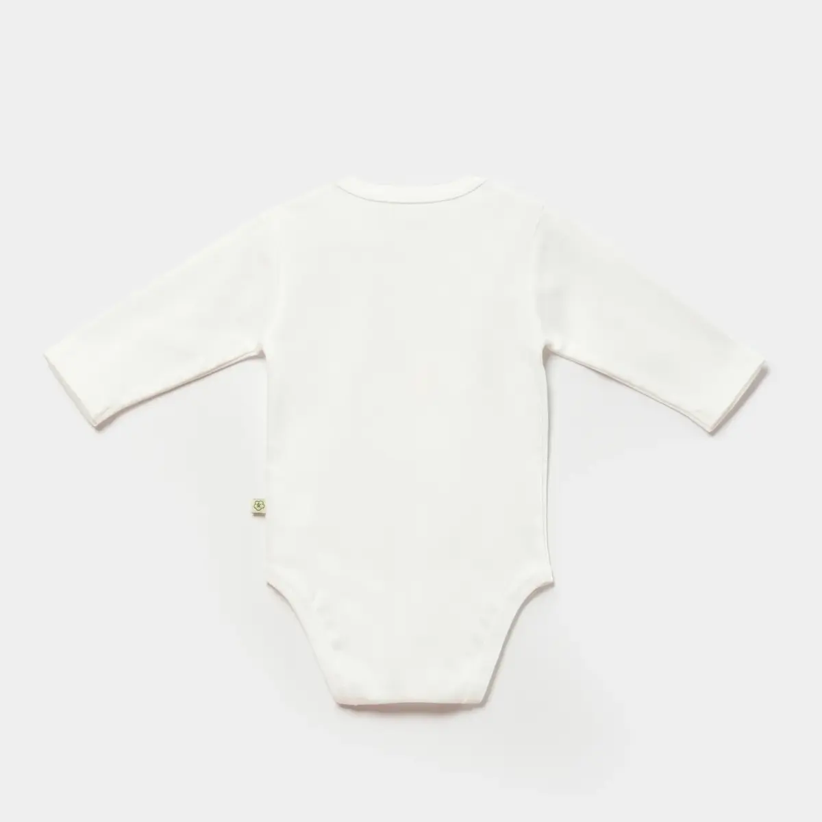 Bibaby Organik Body Tiny Birds Ekru - Yeşil