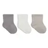 Bistyle Soket Çorap Penye 3lü Elephant Boy Gri - Ekru - Taş