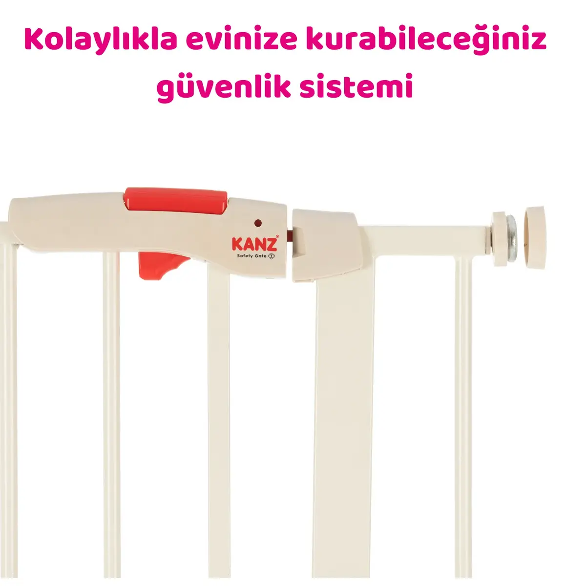 Kanz Safety Gate Güvenlik Kapısı 76 cm Krem