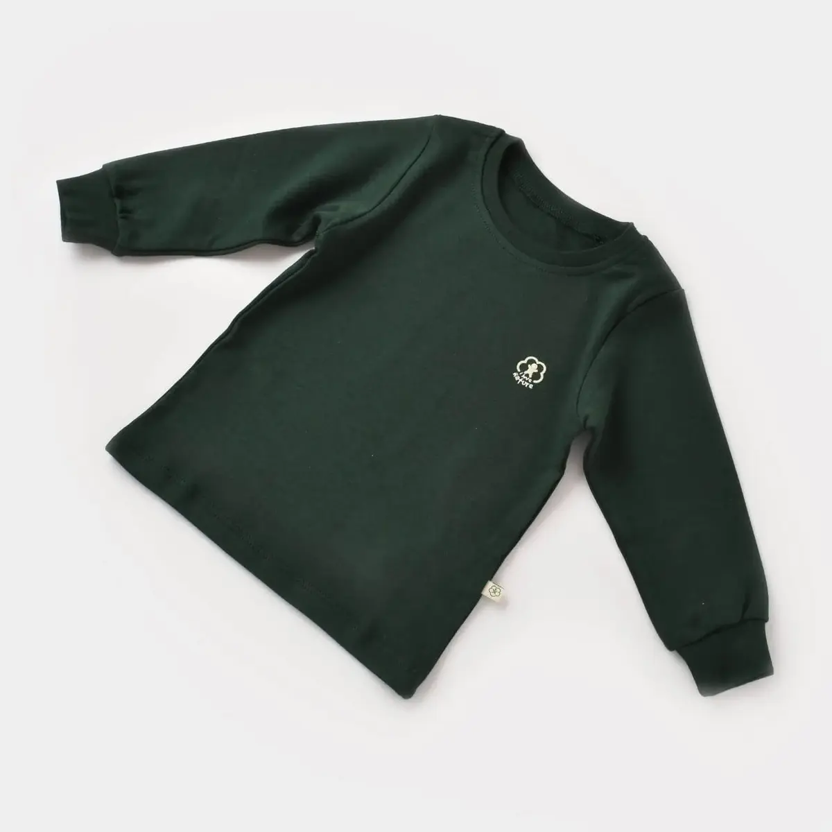 Bibaby Organik Sweatshirt Little Basic Yeşil
