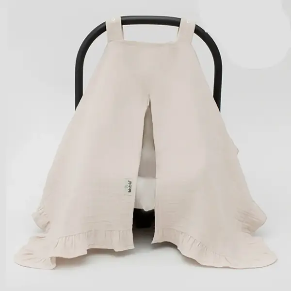 Bistyle Müslin Puset Yüz Örtüsü Fırfırlı Taş