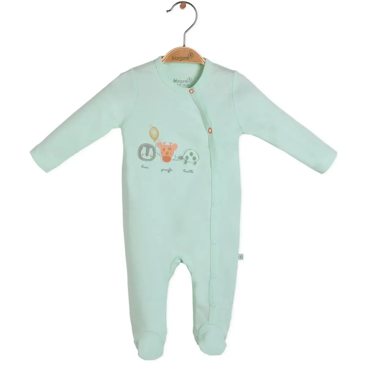Bibaby Organik Tulum Pear Is So Sweet Ekru - Yeşil