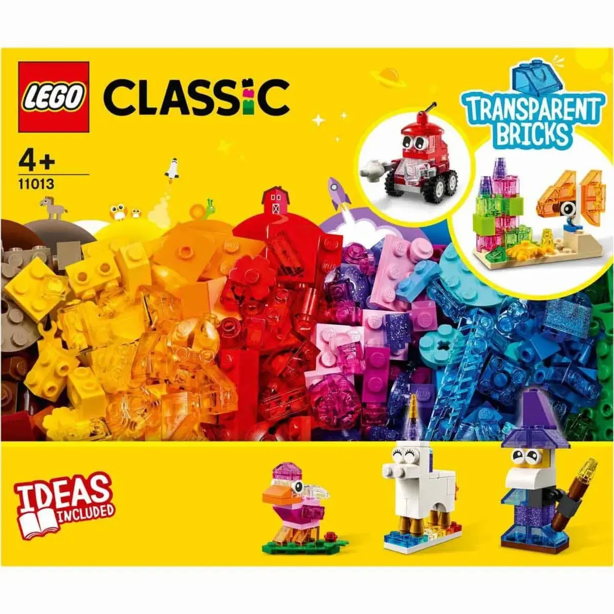 LEGO Classic Yaratıcı Şeffaf Yapım Parçaları 11013