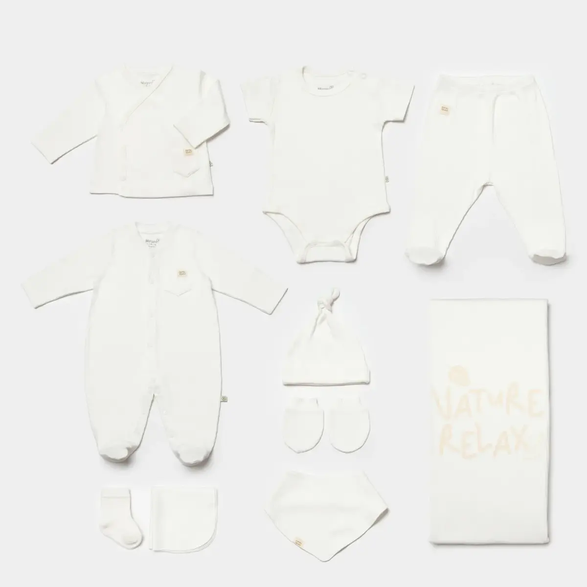 Bibaby Organik Hastane Çıkışı 10lu Modal Nature Relax Ekru