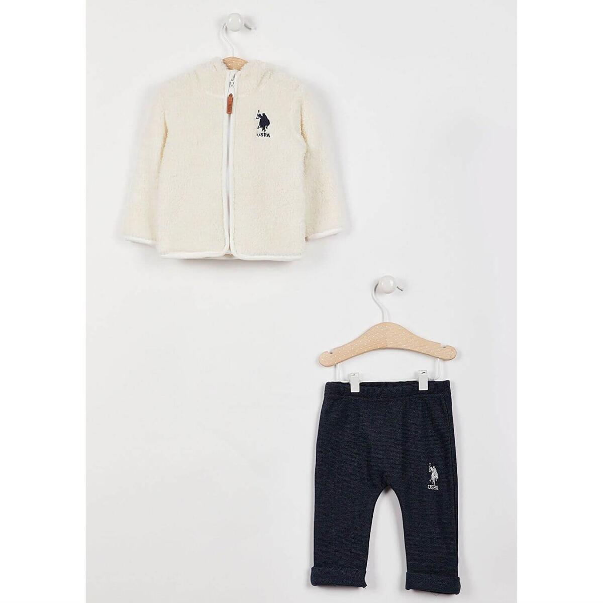 U.S. Polo 2li Takım Uzun Kol Krem