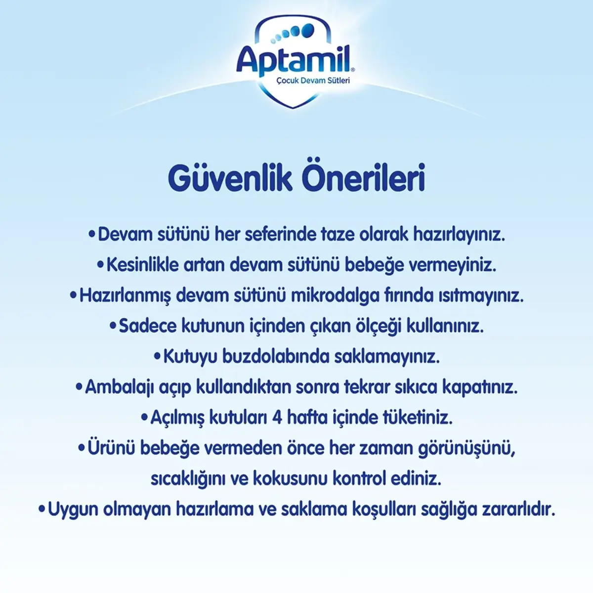 Aptamil 5 Devam Sütü 800 gr