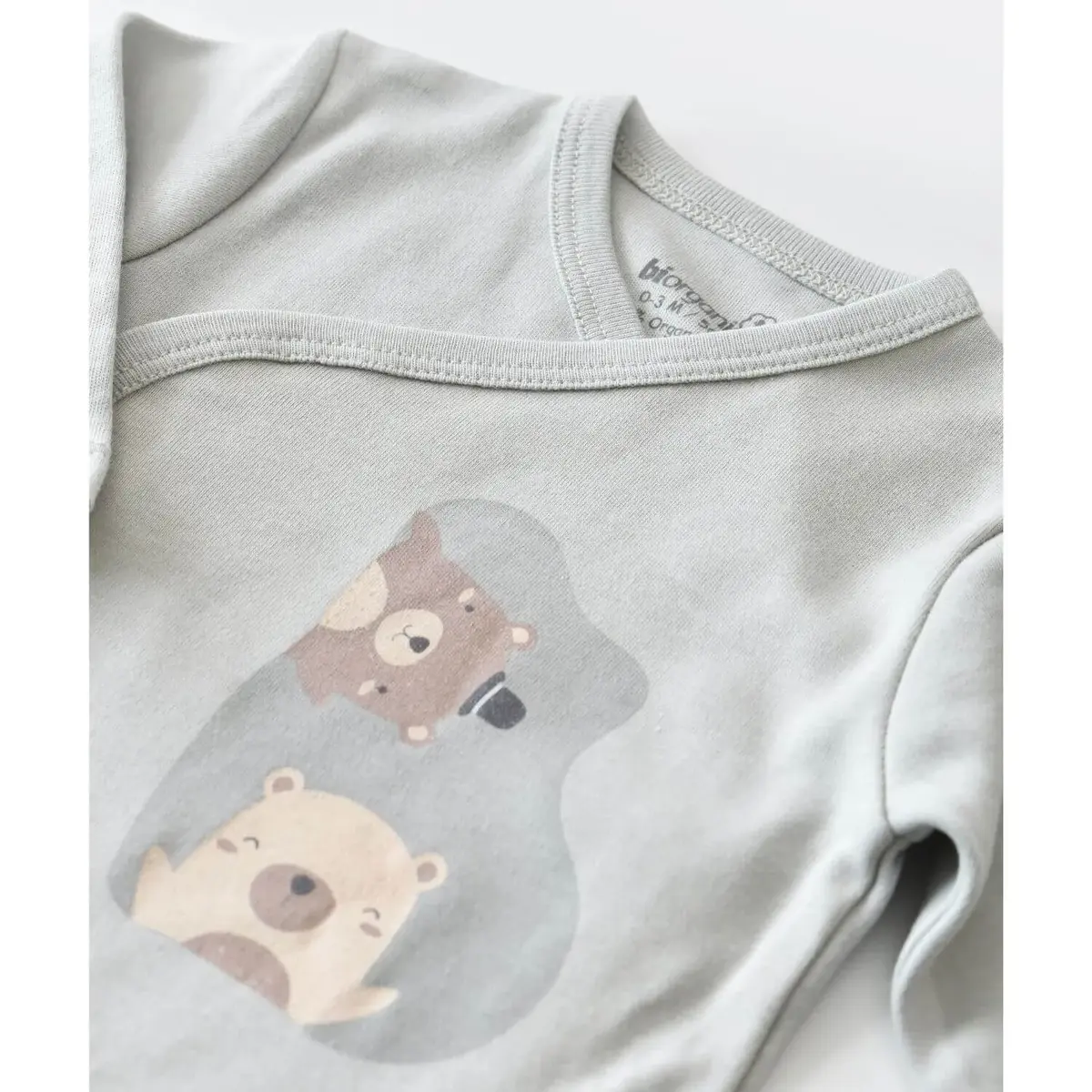 Bibaby Organik Hastane Çıkışı 10lu Hug Me Bear Yeşil