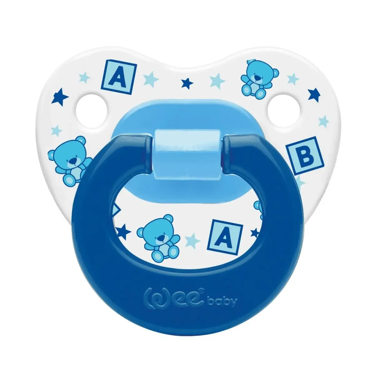 Wee Baby Desenli Gövdeli Damaklı Emzik 6+ Ay