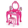Dolu Barbie Ayaklı Makyaj Masa Sandalye Seti