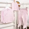 Tiffany Zıbın Takımı 3lü Jakarlı Flowering Theme Pembe