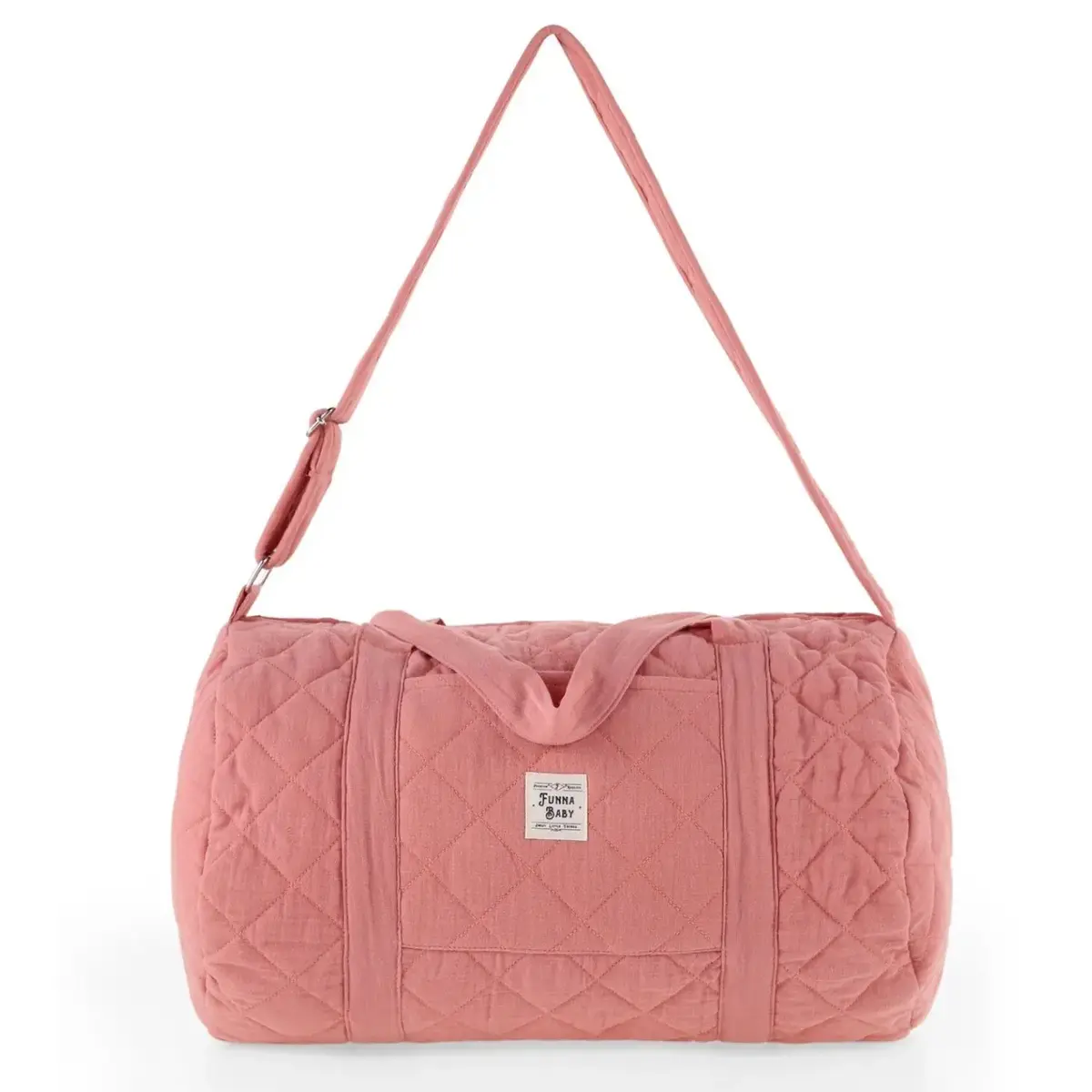 Funna Baby Coral Muslin Seyahat Çantası Yavru Ağzı 