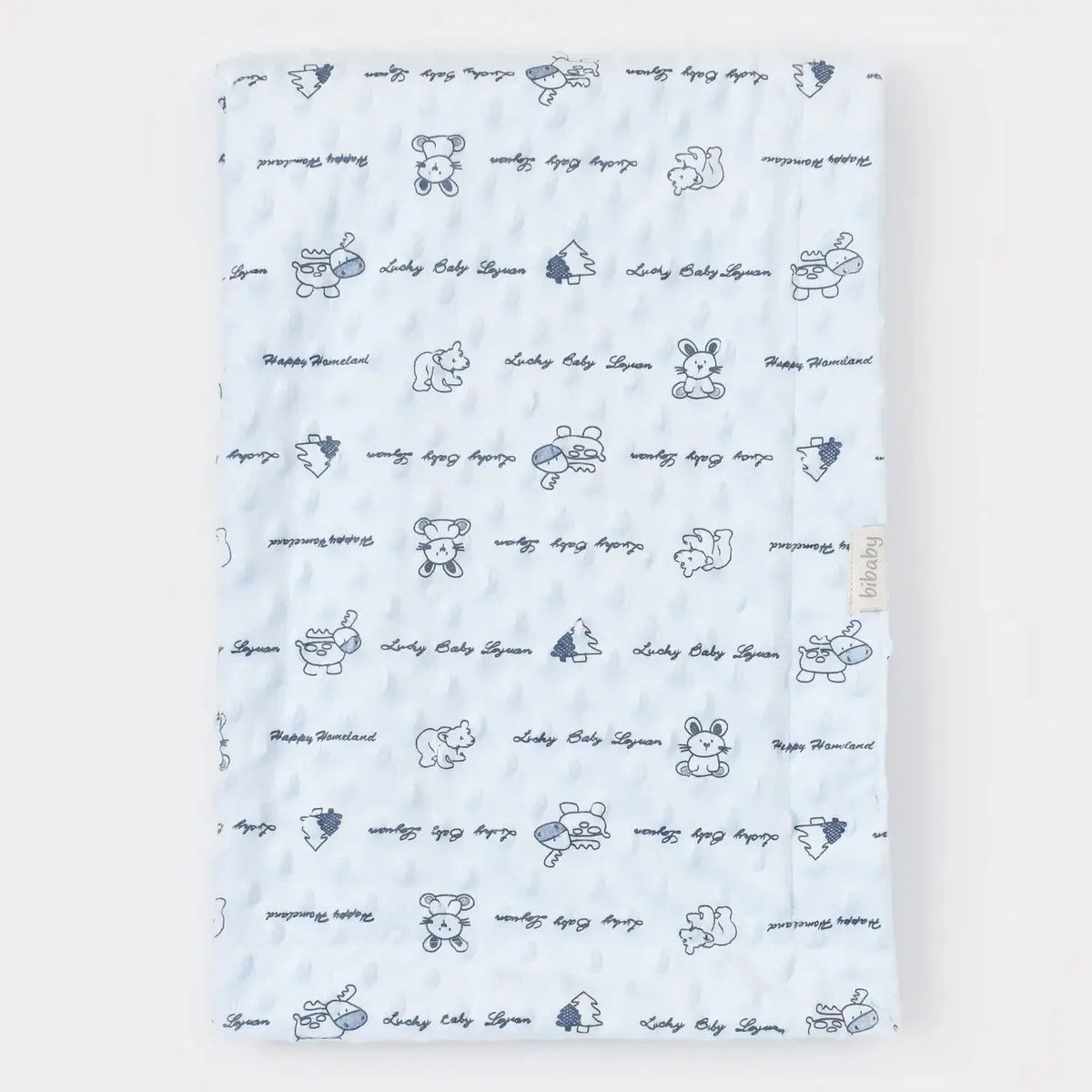 Bibaby Battaniye Desenli Küçük Boy Scoop Mavi Bibaby Battaniye Desenli Küçük Boy Scoop Mavi