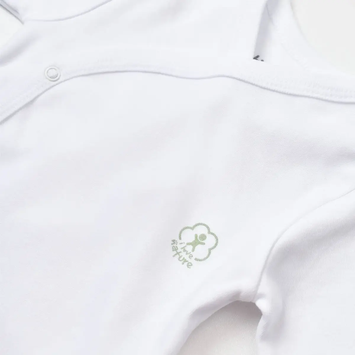 Bibaby Organik İç - Dış Zıbın Nature Beyaz