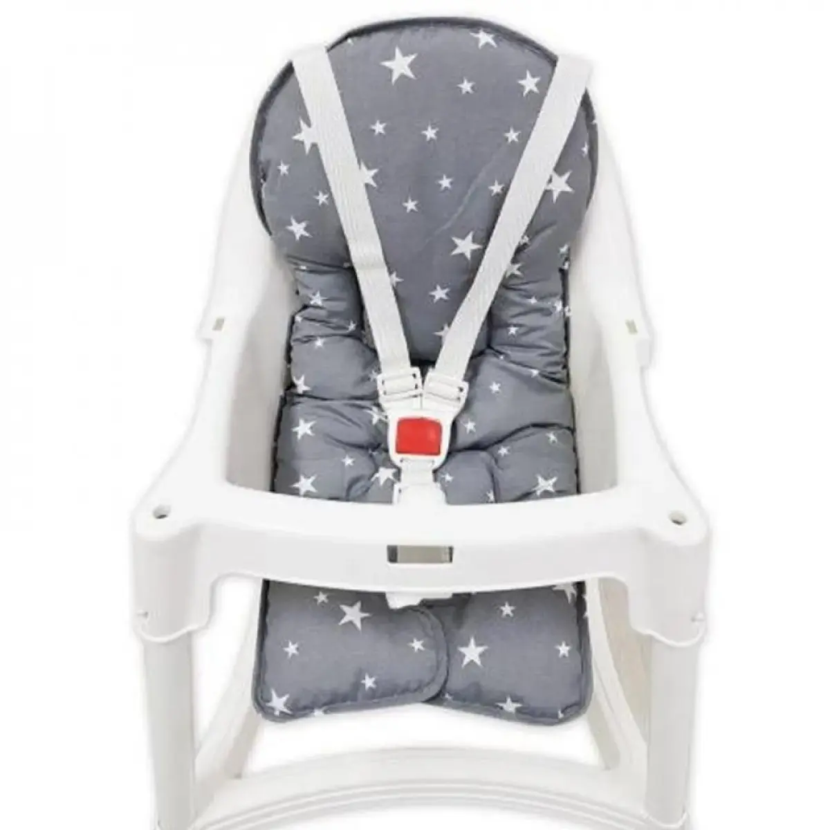 Sevi Bebe Mama Sandalyesi Minderi Gri Yıldız Sevi Bebe Mama Sandalyesi Minderi Gri Yıldız
