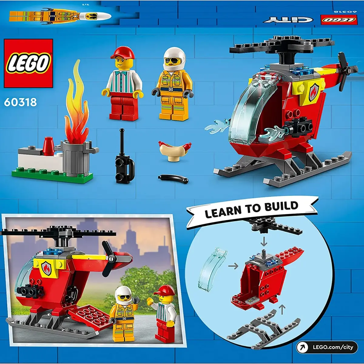 LEGO City İtfaiye Helikopteri 60318