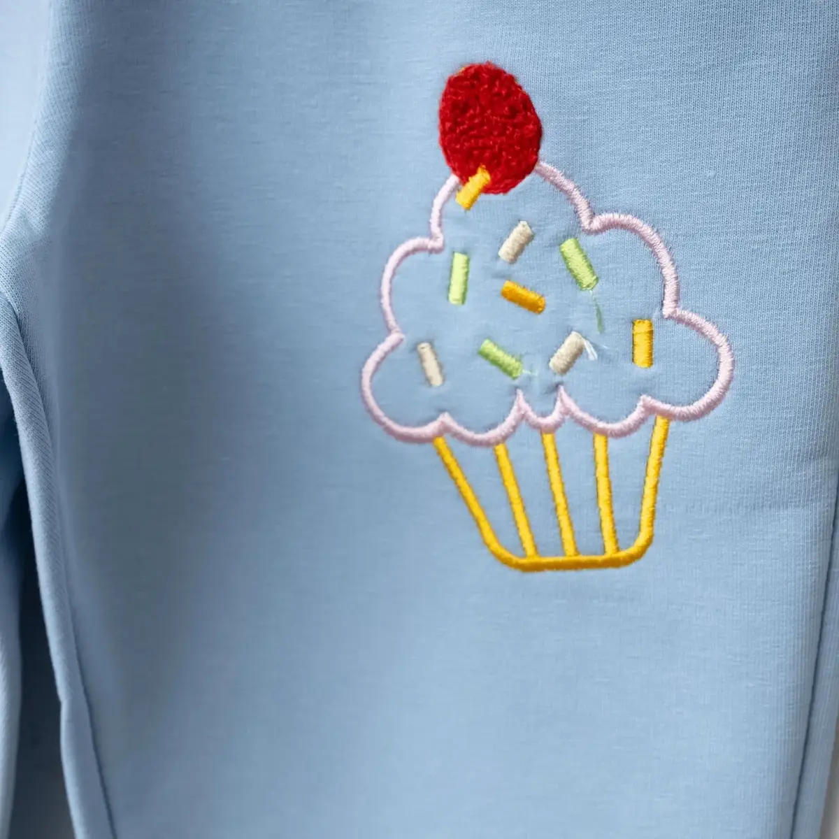 Winimo Eşofman Altı Cupcake Nakışlı Mavi