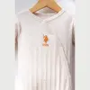U.S. Polo Zıbın Takımı 4lü Ekru