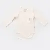 Bibaby Organik Body Kruvaze Eldivenli Soft Modal Ekru